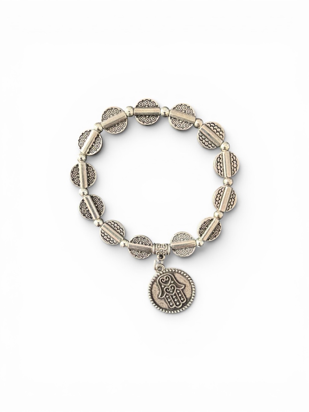Hamsa Charm Beaded Bracelet - Women Jewelry